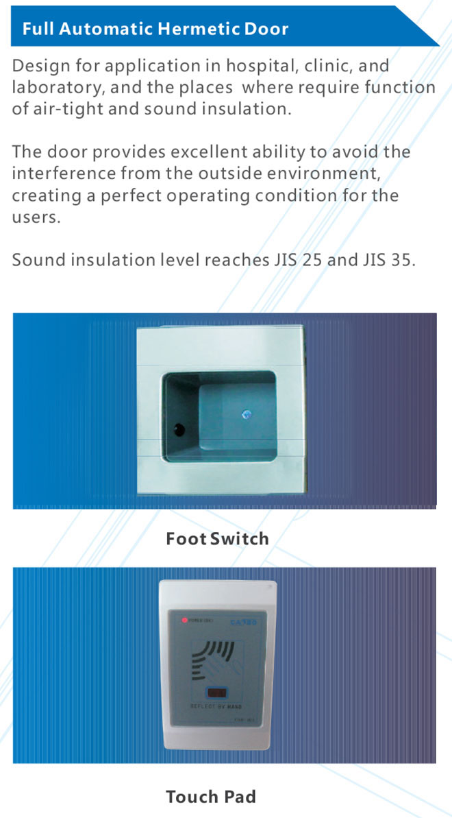 Hermetic door ประตูห้องผ่าตัด